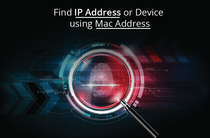 find device using mac address
